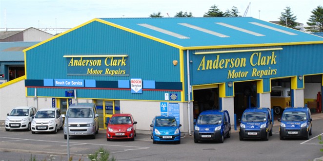 Anderson Clark garage building