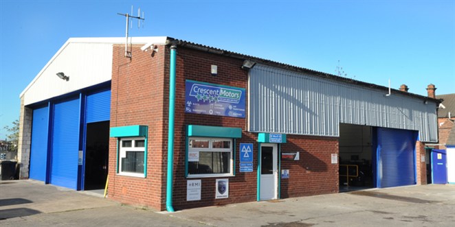 Crescent Motoring Services garage building