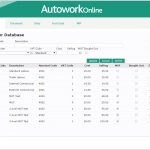 MAM Software Autowork Online Garage management software labour times database