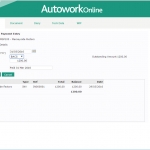 MAM Software Autowork Online Garage management software supplier payments